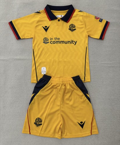 26-27 Bolton Wanderers Third Kids Soccer Jersey