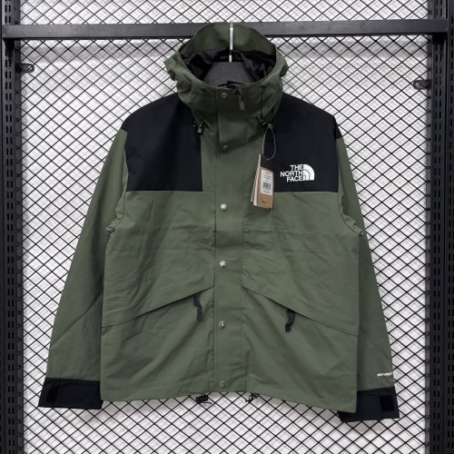 2026 TNF Green New Pattern Embroidered Windbreaker