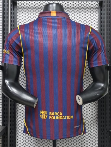 27-28 BAR Home Player Version Soccer Jersey