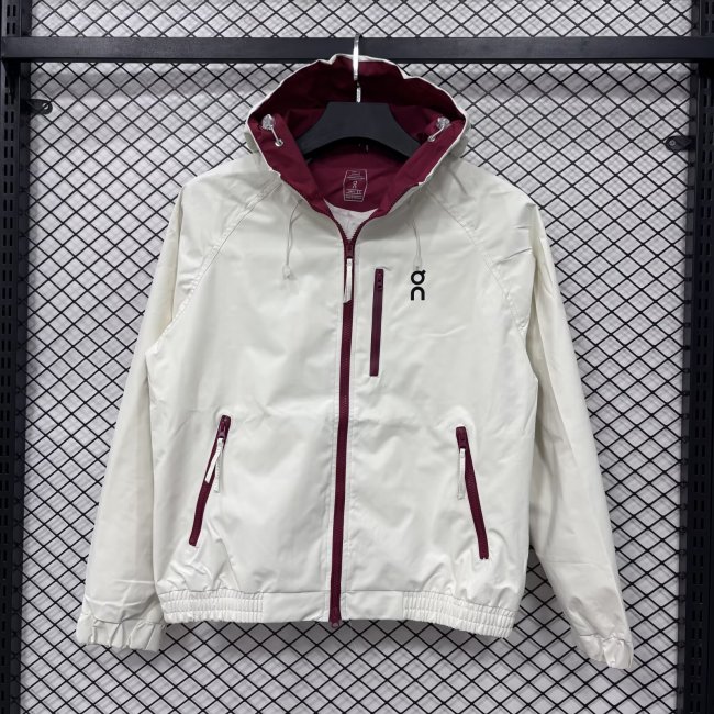 2026 ON White Windbreaker