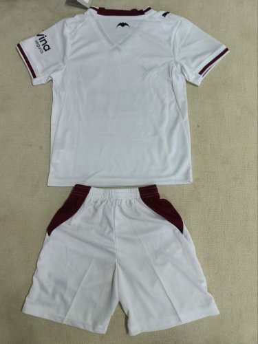 26-27 Valencia Home Kids Soccer Jersey