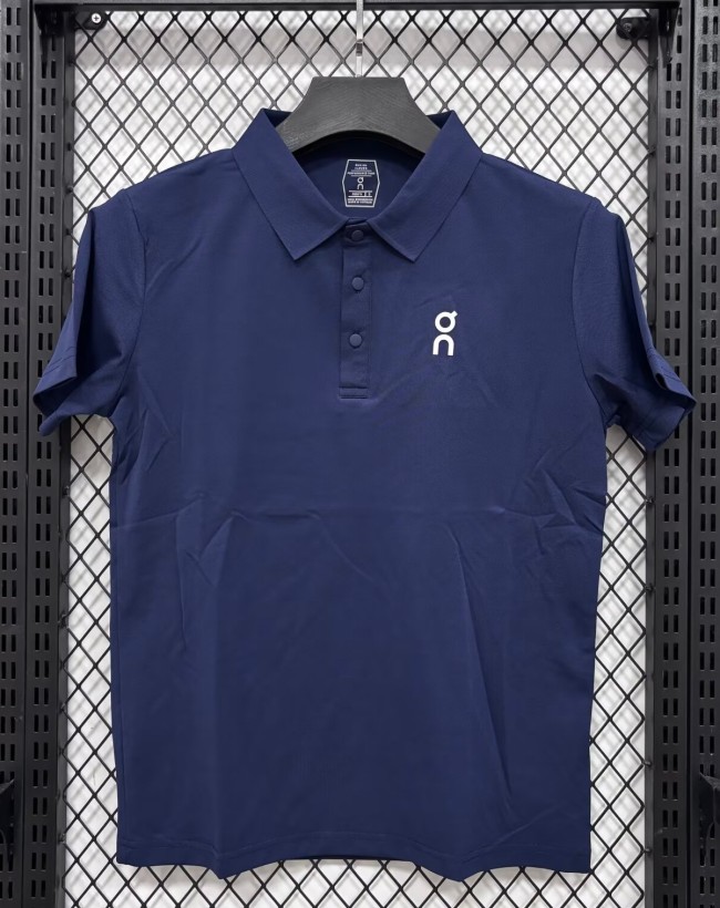 2026 ON Dark blue High Quality Polo Short Sleeve