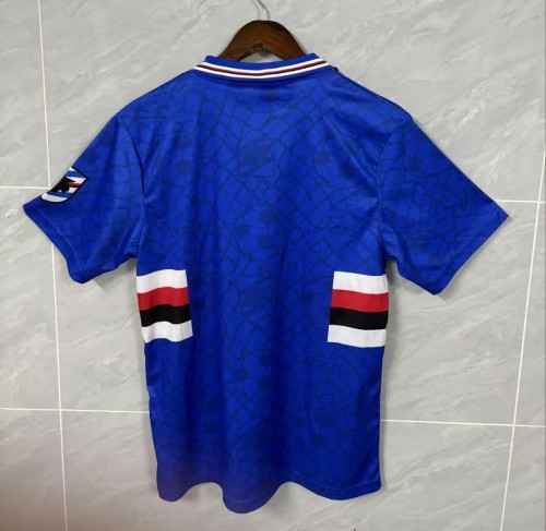 1994-1995 Sampdoria Home Retro Soccer Jersey