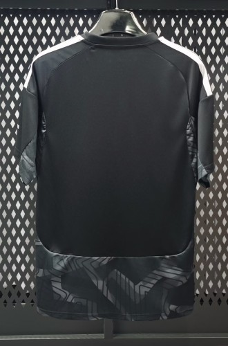 26-27 Como Black Goalkeeper Fans Soccer Jersey
