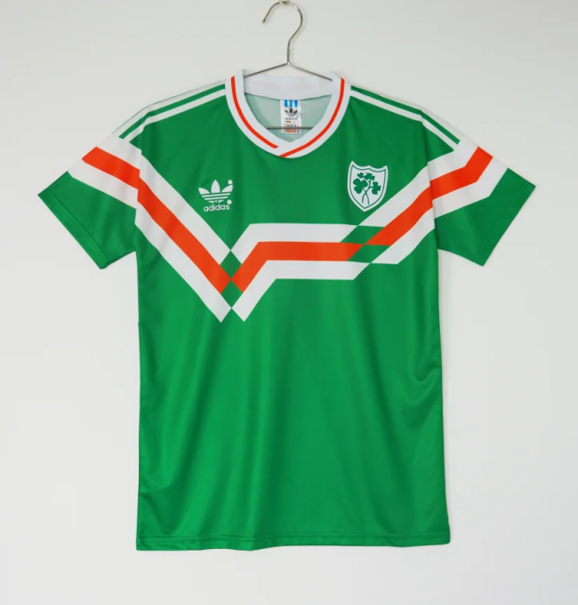 1989 Ireland Home Retro Soccer Jersey