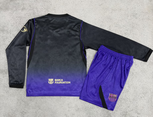 26-27 BAR Away Long Sleeve Kids Soccer Jersey (长袖)