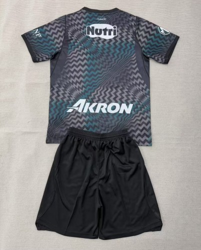 26-27 Chivas Guadalajara Black GoalKeeper Kids Soccer Jersey