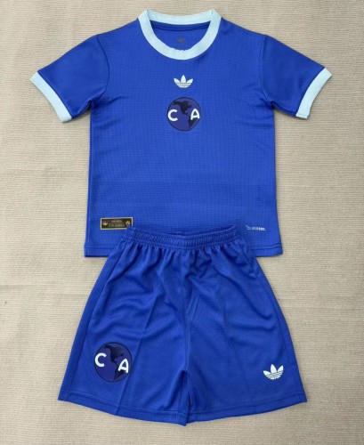 26-27 Club America Blue 110th Anniversary Edition Kids Soccer Jersey