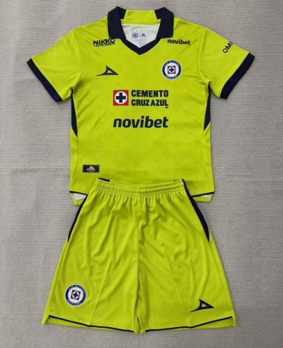 26-27 Cruz Azul Goalkeeper Kids Soccer Jersey