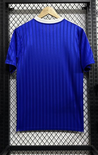 2025 AD Casual Blue Fans Training shirts *三叶草