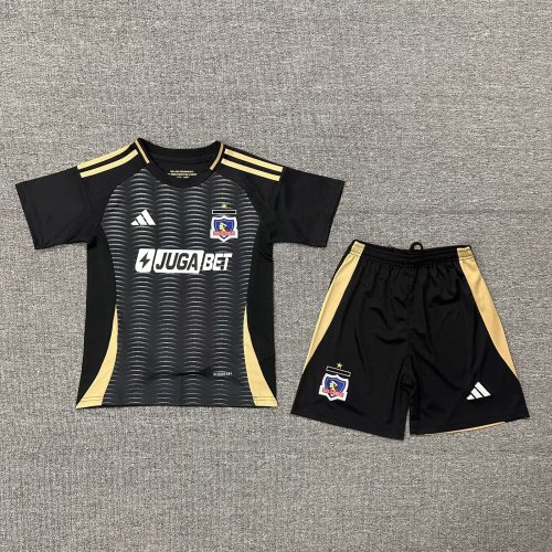 25-26 Colo-Colo Away Kids Soccer Jersey