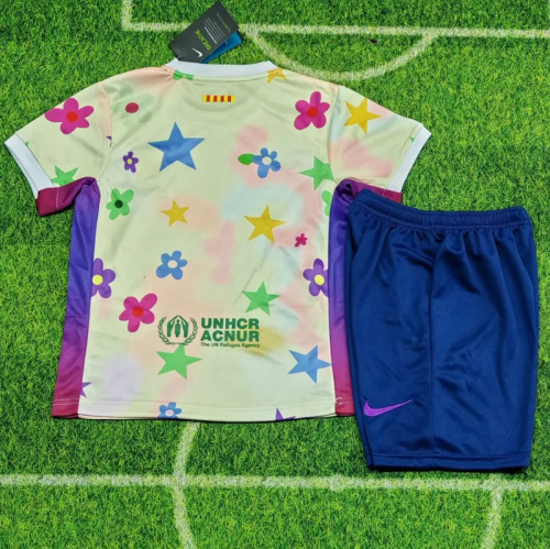 25-26 BAR Yellow Special Edition Kids Training (花纹)