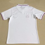 1980 England Home White Retro Soccer Jersey