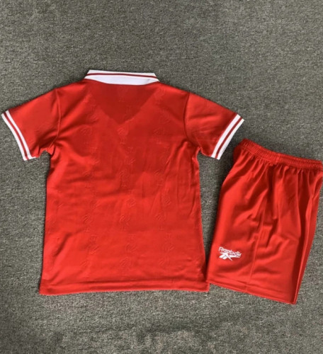 1996-1997 LIV Home Retro Kids Soccer Jersey