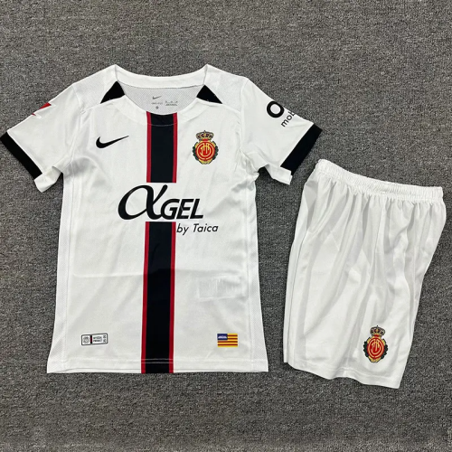 25-26 Mallorca Away Kids Soccer Jersey 1:1 Thai Quality