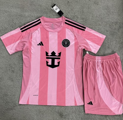 25-26 Inter Miami Home Kids Soccer Jersey