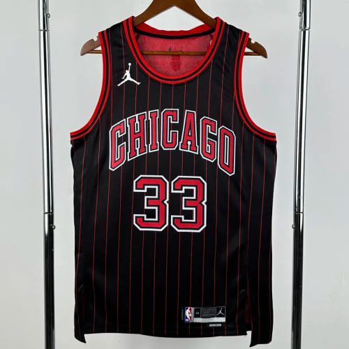 25-26 BULLS LAVINE #8 Black Top Quality Hot Pressing NBA Jersey (Trapeze Edition) 飞人版