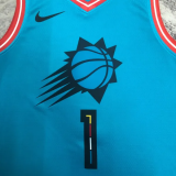 SUNS Booker #1 Blue Top Quality Hot Pressing NBA Jersey