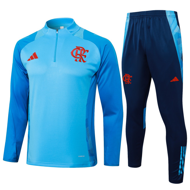 25-26 Flamengo High Quality Half Pull Tracksuit
