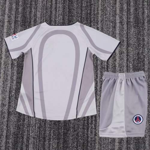 2001-2002 BAR Away Retro Kids Soccer Jersey