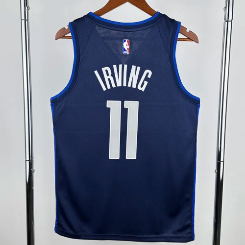 Dallas Mavericks IRVING #11 Royal blue Top Quality Hot Pressing NBA Jersey