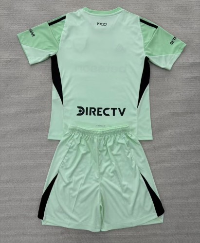 25-26 Boca Juniors GoalKeeper Kids Soccer Jersey