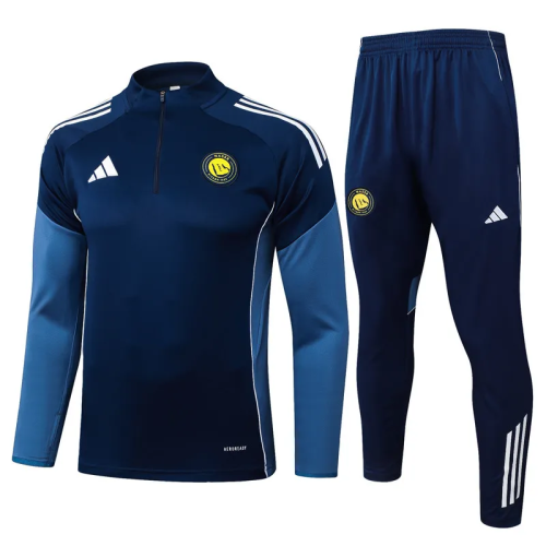 25-26 Al-Nassr FC High Quality Half Pull Tracksuit