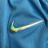 21-22 Clippers Blue City Edition Top Quality TrainingPants