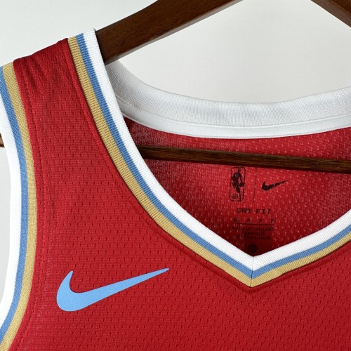 24-25 Grizzlies ROSE #23 Red City Edition Top Quality Hot Pressing NBA Jersey