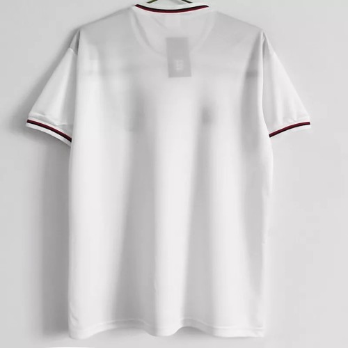 1982 England Home White Retro Soccer Jersey