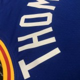 WARRIORS THOMPSON #11 Blue 75th Anniversary Retro NBA Jersey