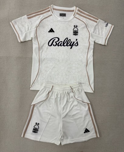 25-26 Nottingham Away Kids Soccer Jersey