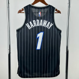 25-26 Magic HARDAWAY #1 Black Top Quality Hot Pressing NBA Jersey (Trapeze Edition) 飞人版