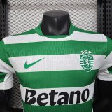 25-26 Sporting Lisbon Home Player Version Soccer Jersey