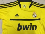 2011-2012 RMA yellow Retro Soccer Jersey