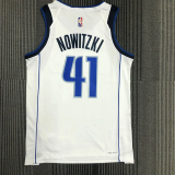 21-22 Dallas NOWITZKI #41 White 75th Anniversary Top Quality Hot Pressing NBA Jersey