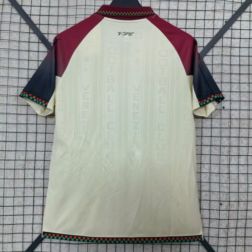 25-26 Venezia FC Away Fans Soccer Jersey 1:1 Thai Quality