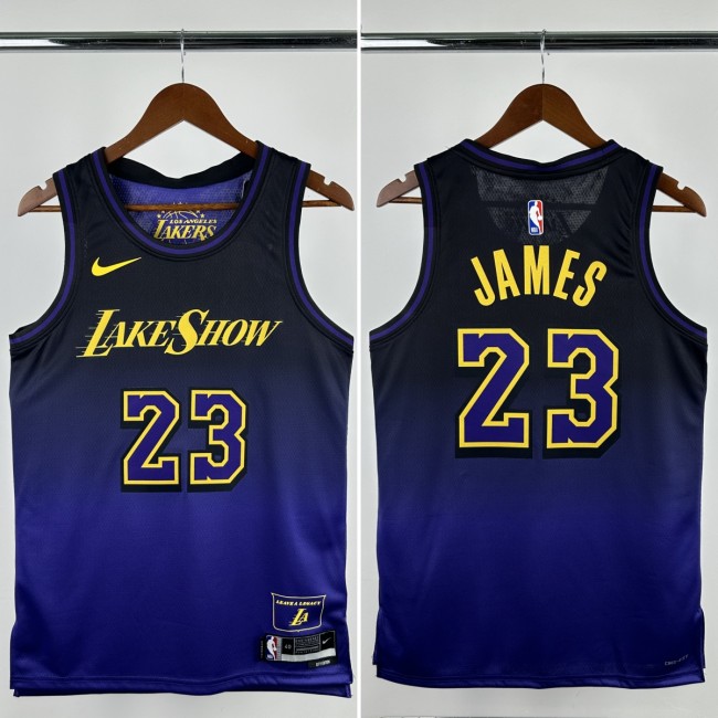24-25 Lakers  Top Quality Hot Pressing NBA Jersey