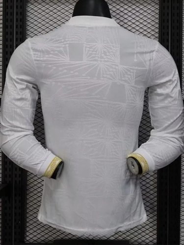 25-26 Mexico Gold Cup White Long Sleeve Player Version Soccer Jersey (长袖球员)