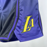 24-25 LAKERS Purple City Edition Top Quality NBA Pants