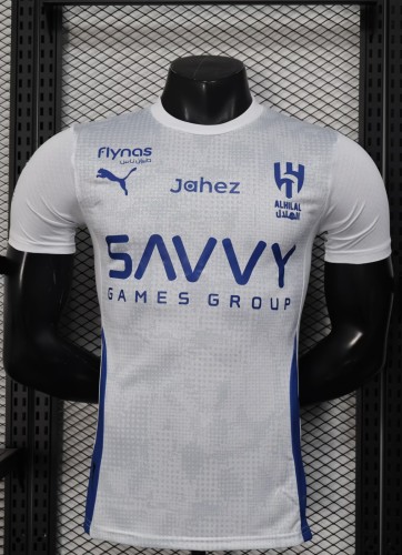 25-26 Al-Hilal White Special Edition Player Version Training shirts
