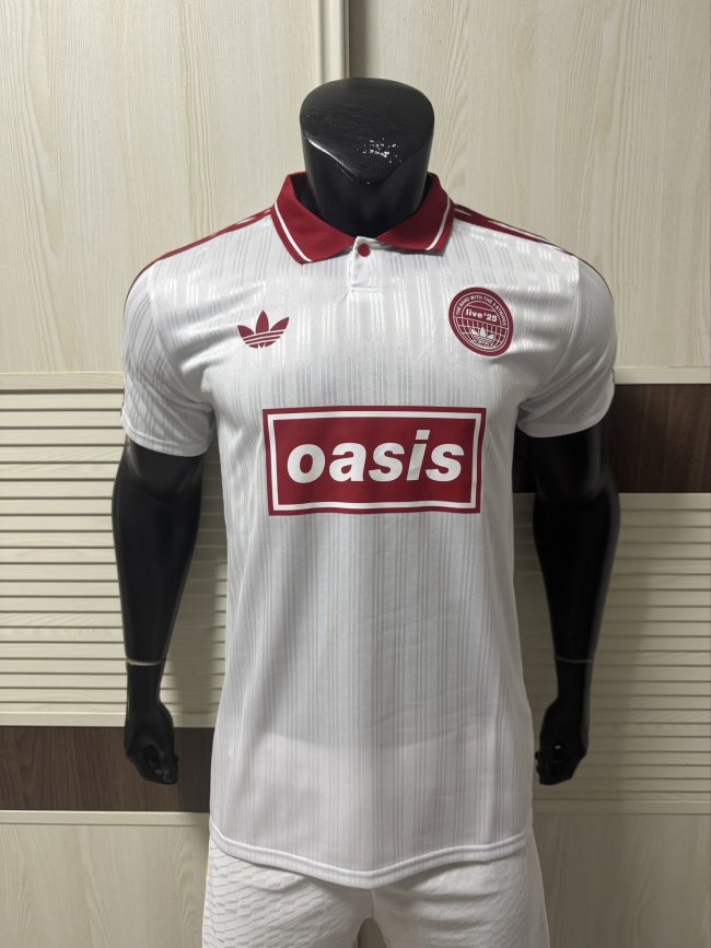 2025 AD Oasis Joint Edition #25 Red Player Version Polo Short Sleeve