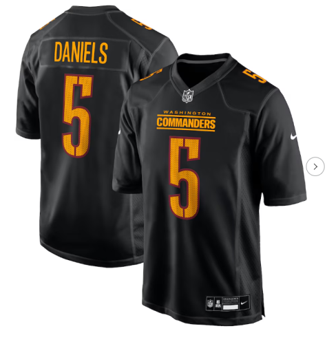 2025 NFL Washington Commanders New Pattern Jersey