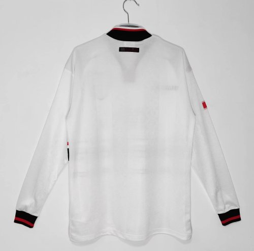 1998-1999 Man Utd Long Sleeve Retro Soccer Jersey