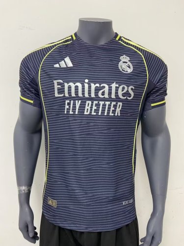 25-26 RMA Grey Special Edition Player Version Soccer Jersey