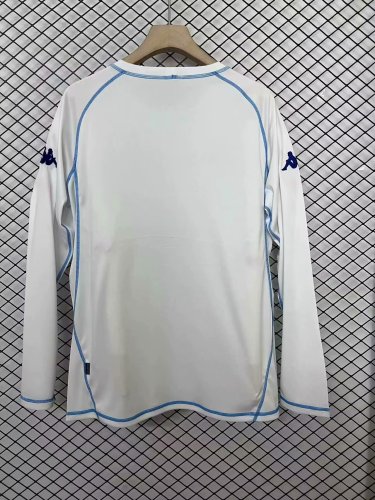 2003-2004 AJ Auxerre Home Long Sleeve Retro Soccer Jersey (长袖)