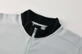 25-26 High Quality Half Pull Tracksuit— Grey灰色