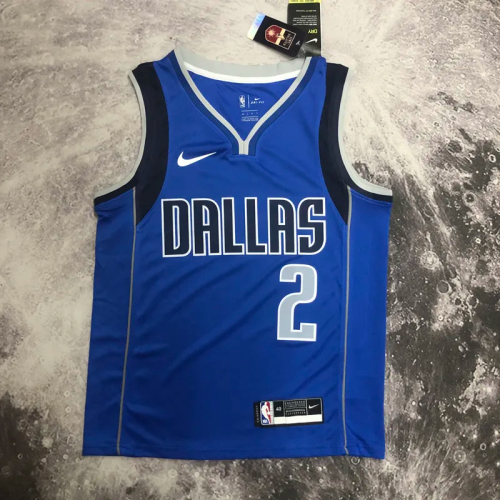 Dallas Mavericks IRVING #2 Blue Away Top Quality Hot Pressing NBA Jersey