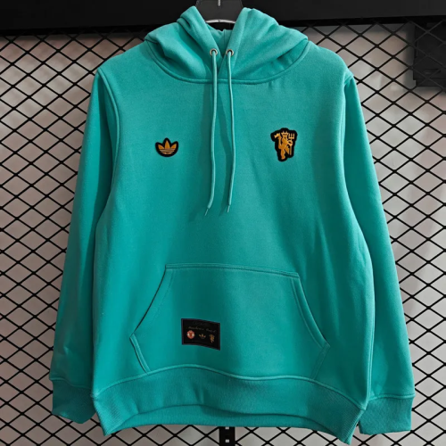 25-26 Man Utd Light green Hoody 浅绿色(加绒)