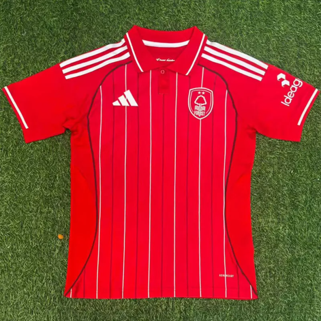 25-26 Nottingham Home Fans Soccer Jersey 1:1 Thai Quality*空白版